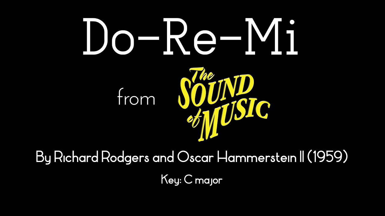Do-Re-Mi (karaoke/instrumental) - The Sound of Music (musical)