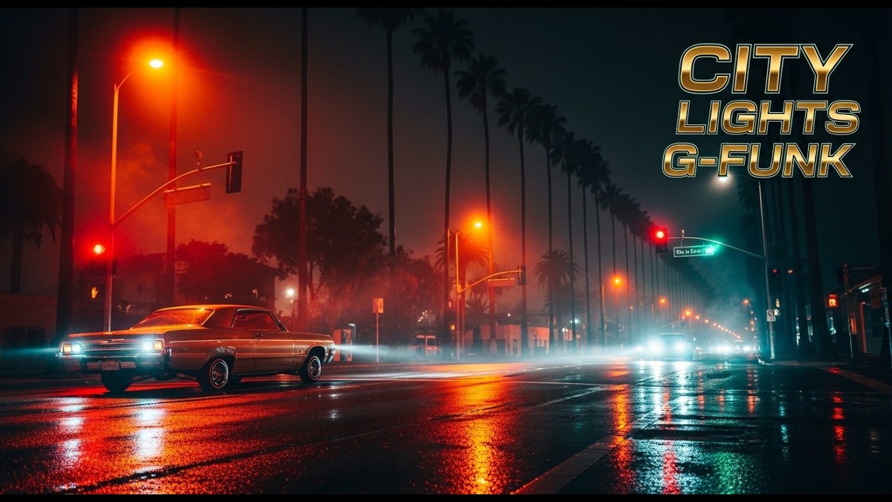 West Coast G-Funk City Lights 🚗 Classic Funk Vibes for After Hours