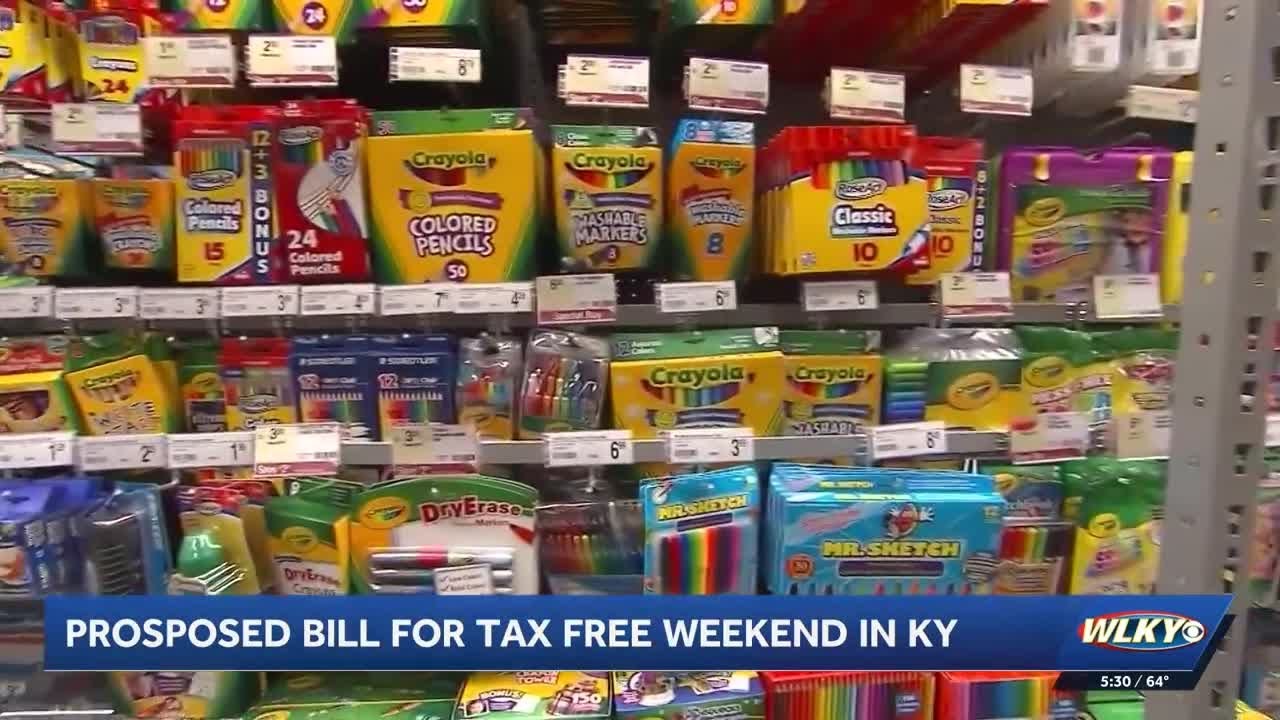 Proposed bill would create tax-free weekend in Kentucky