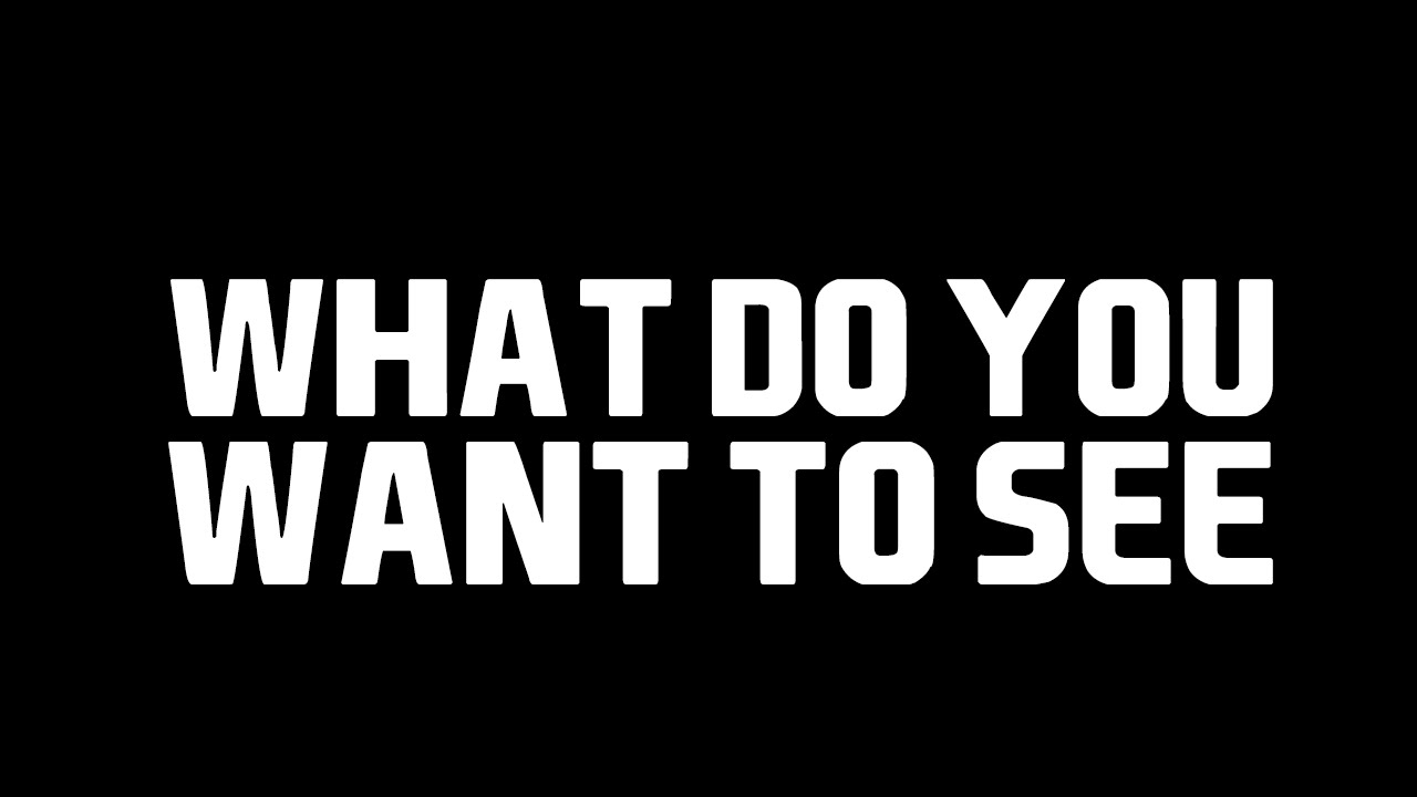 What Do You Want To See?