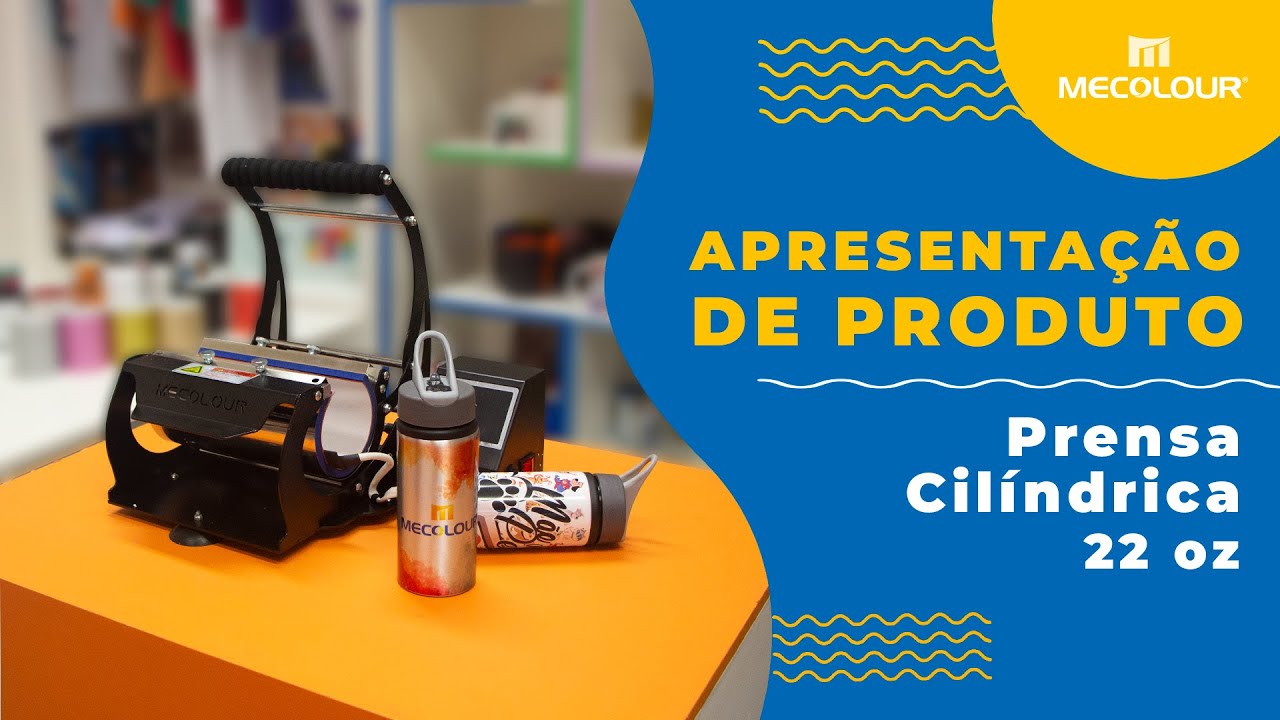 Apresentação de Produto - Prensa de Canecas Touchscreen 22oz