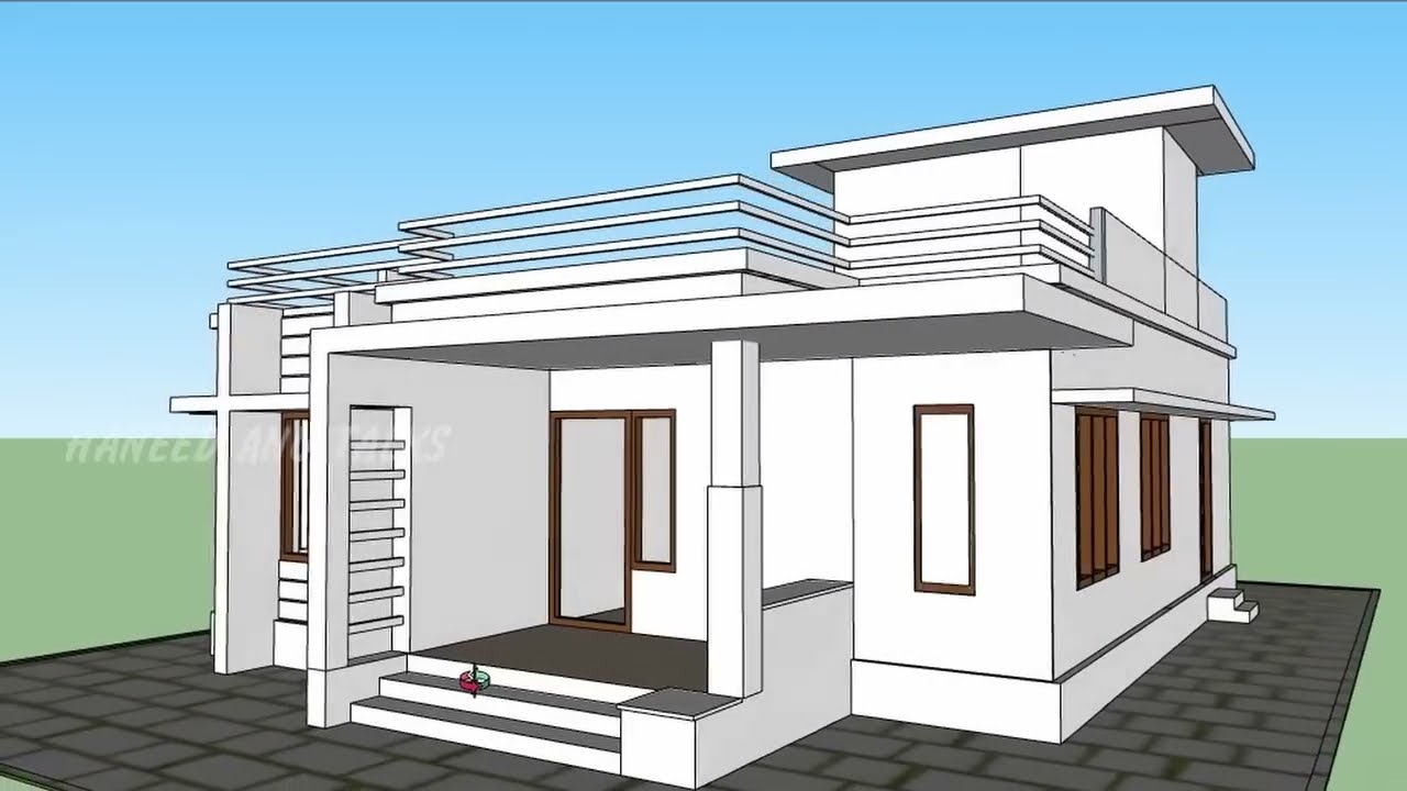 Budget House Plan Kerala | Beautiful small budget house built for 17 lakh | Haneed Anugrahas