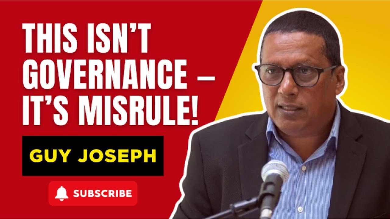 Guy Joseph: “This Isn’t Governance — It’s Misrule!” | UWP Press Briefing