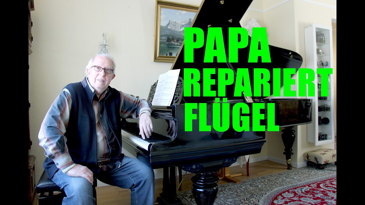 Papa repariert seinen neuen (100 Jahre alten) Flügel - TEIL 2