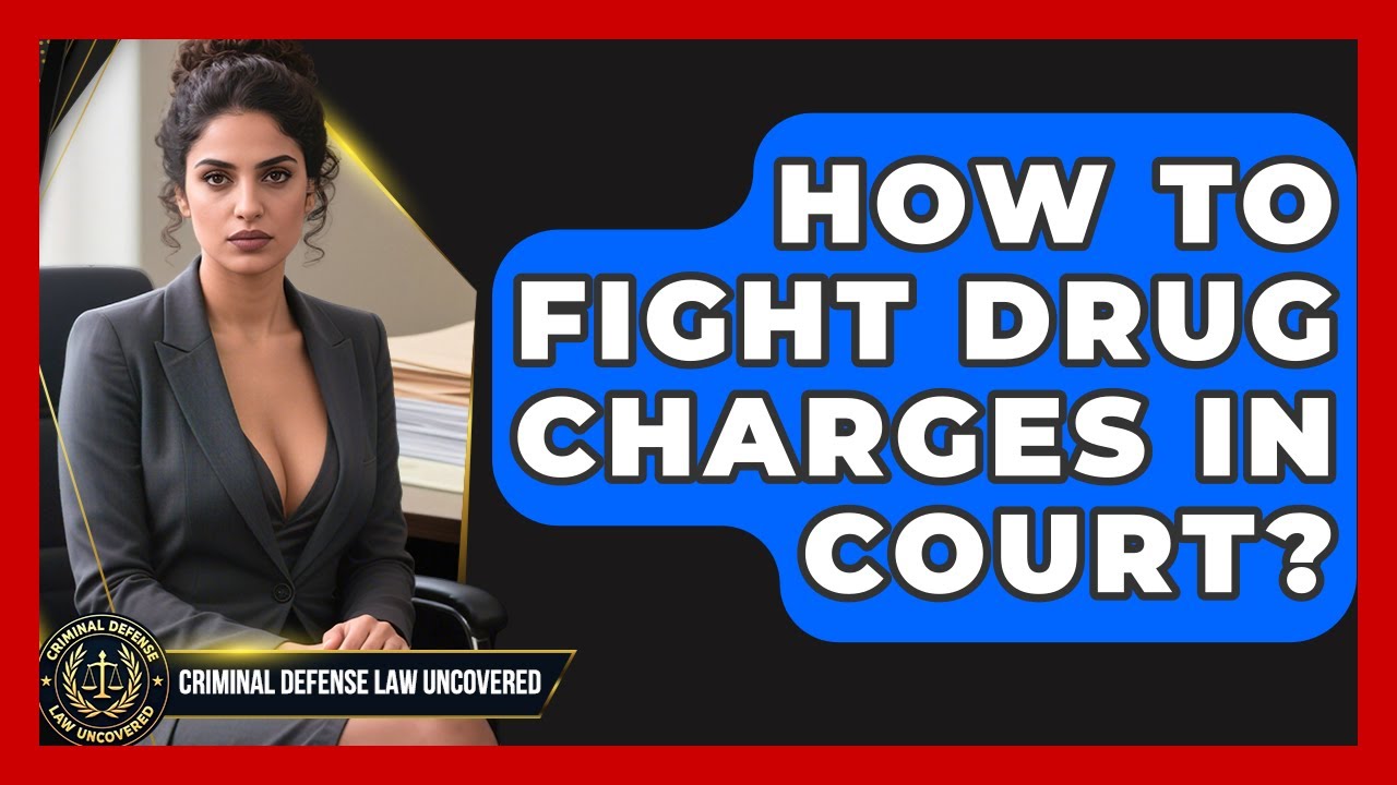 How To Fight Drug Charges In Court? - Criminal Defense Law Uncovered