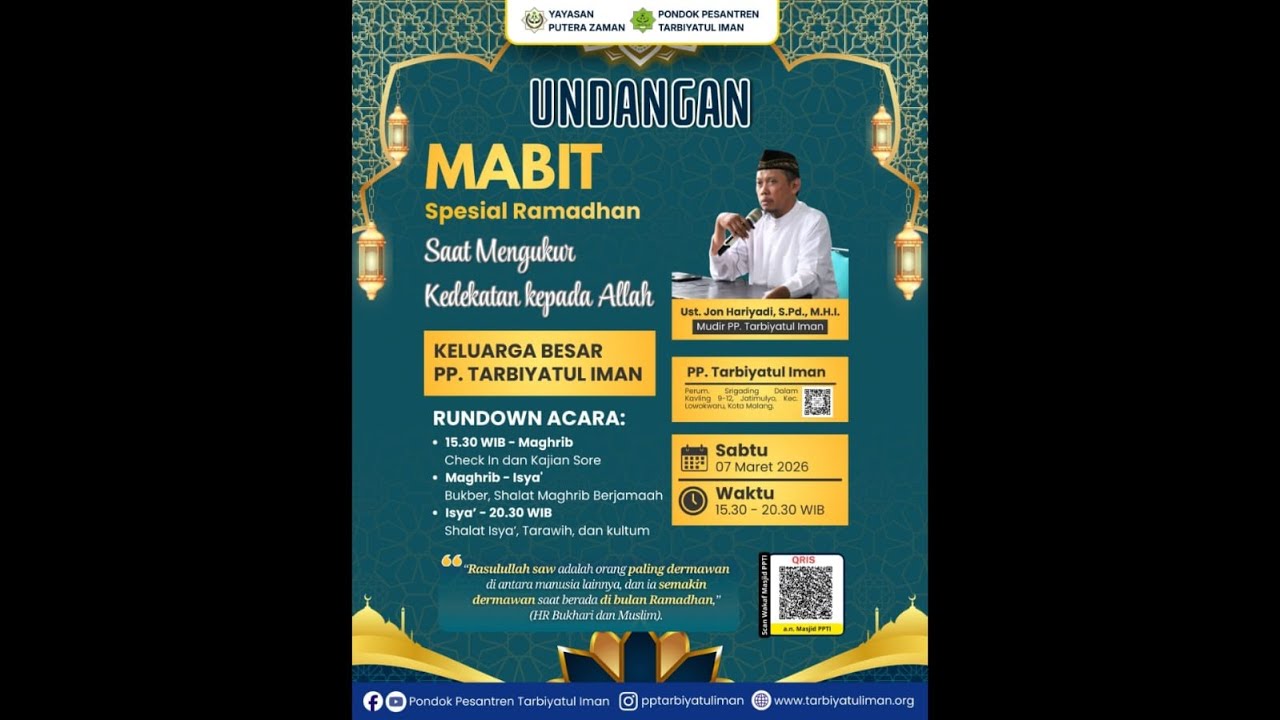 KAJIAN DAN MABIT SPESIAL RAMADHAN PPTI
