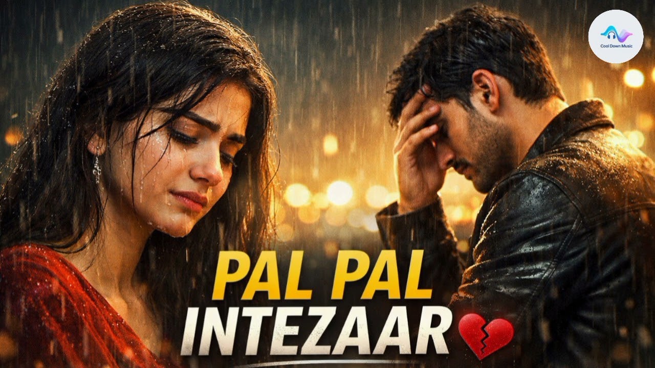 Pal Pal Intezaar 💔 | Emotional Love Sad Song | Heartbreak Rain Vibes | Hindi Love Song 2025