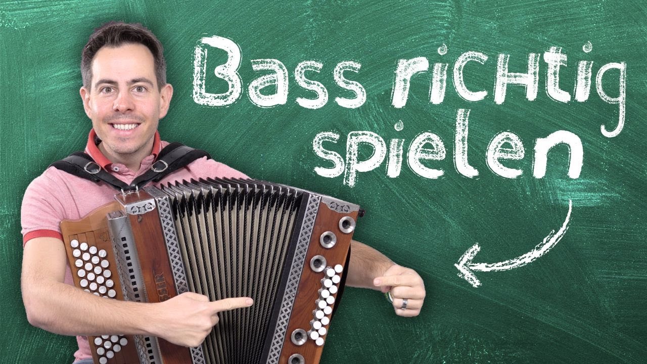 Wie spiele ich Bassläufe auf der Steirischen Harmonika?