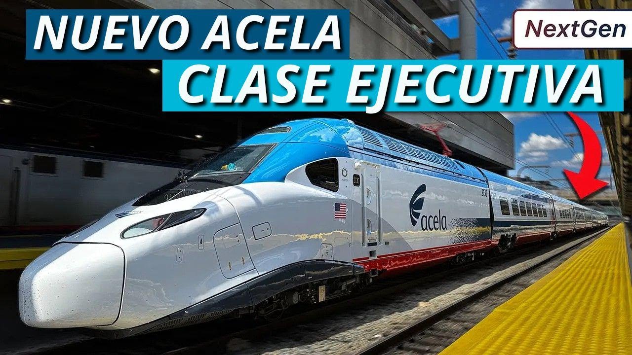¡Probando el nuevo Acela de Amtrak! Viaje en clase ejecutiva de DC a Nueva York