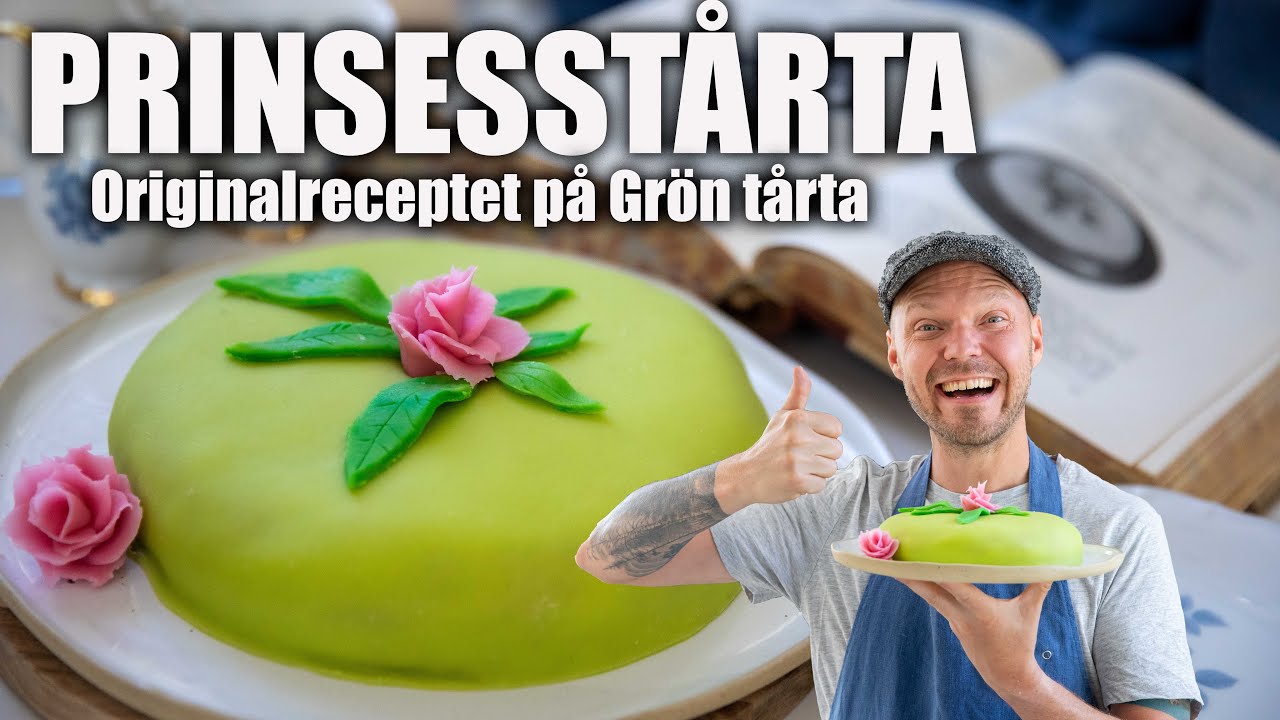 Prinsesstårta original – Grön tårta