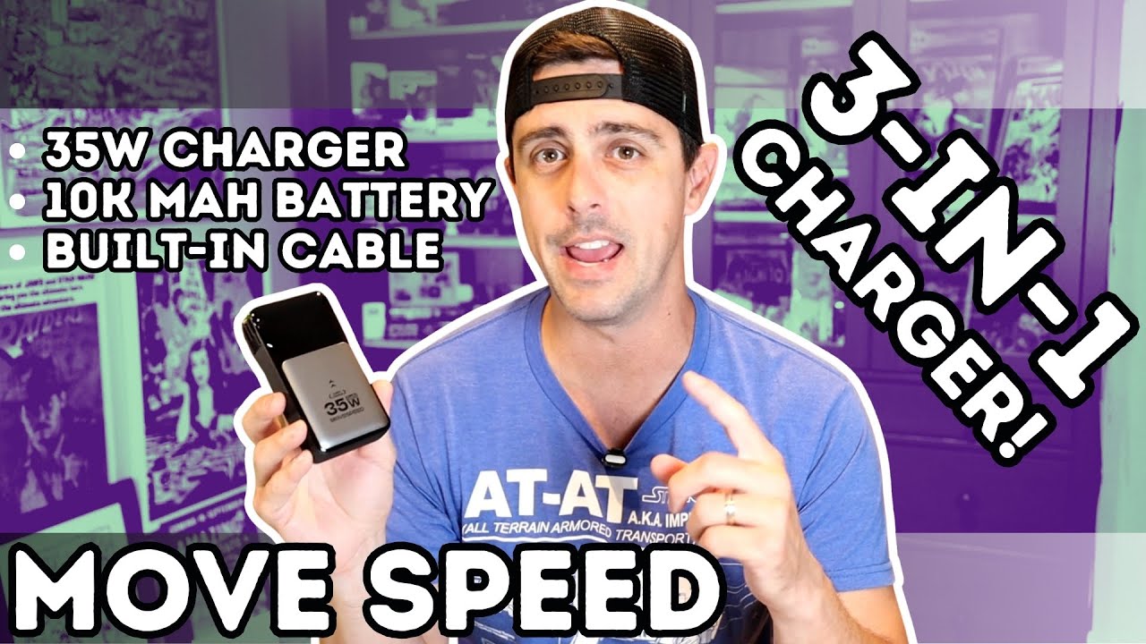 MOVE SPEED 35W 3-in-1 Portable Charger