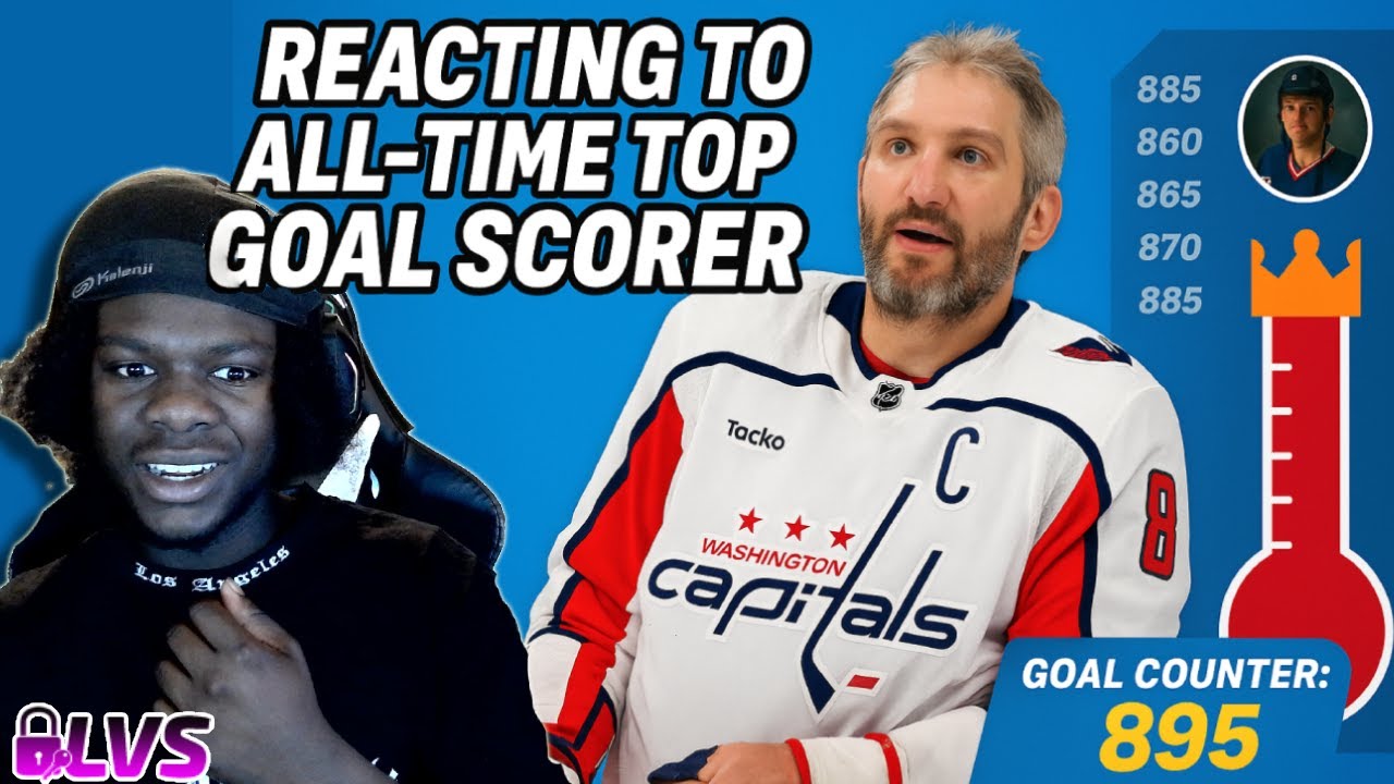 BRITISH STREAMER REACTING TO TOP NHL GOAL SCORER Alex Ovechkin