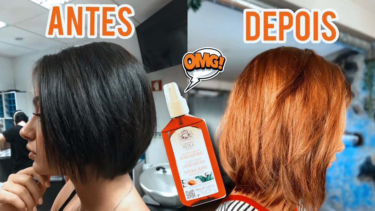 CAMOMILA INTEA - Como clarear o cabelo em casa - fácil e rápido