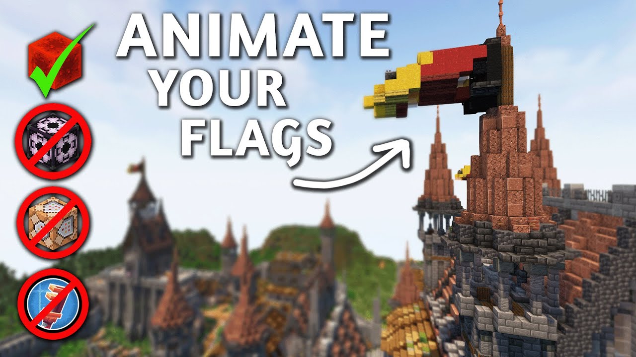 Оживляем флаги в Minecraft! 🚩 Minecraft Buildstone
