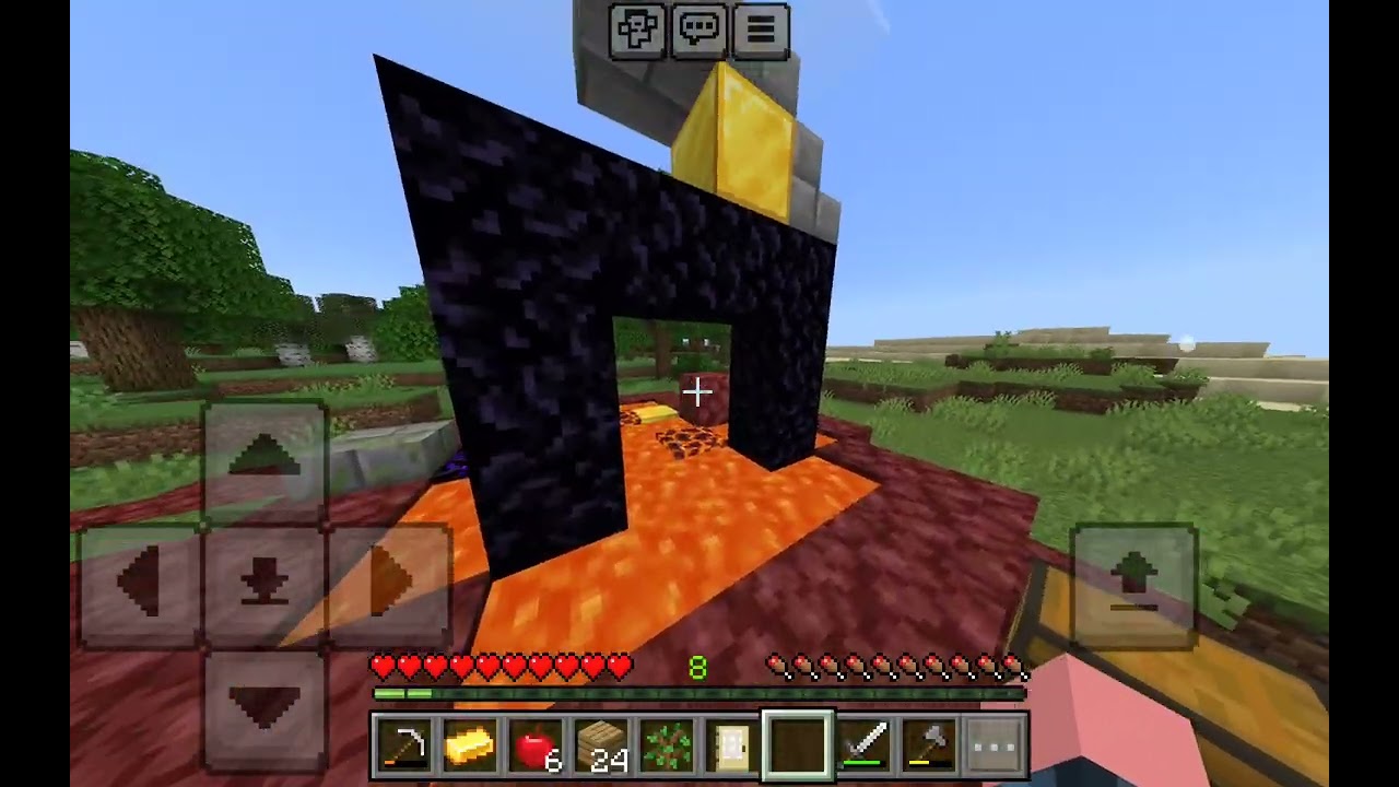 İlktafa minecraft oynadım