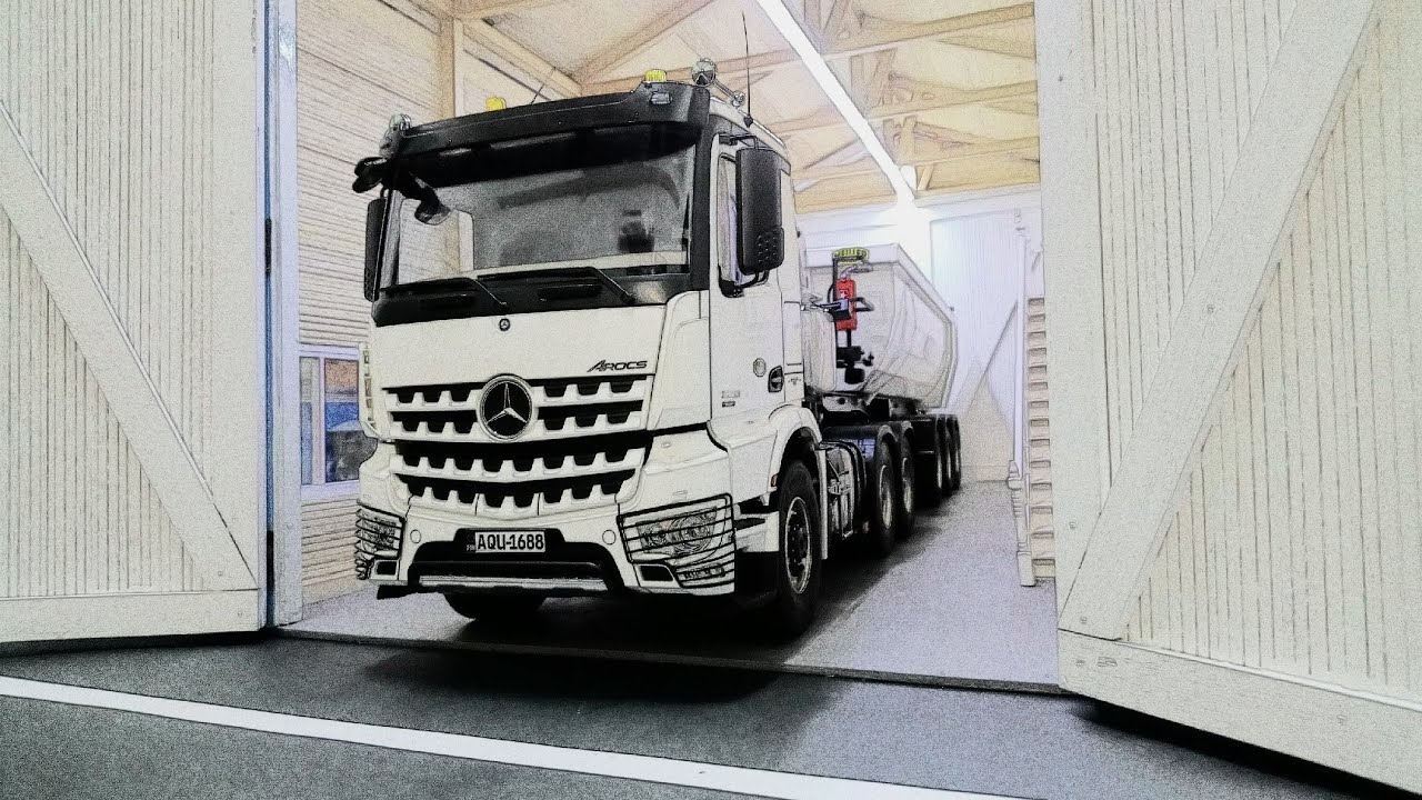 1/14 TAMIYA BENZ 3363 Classic Speac Tipper Trailer Truck (Dump Truck RC 遙控砂石拖車)