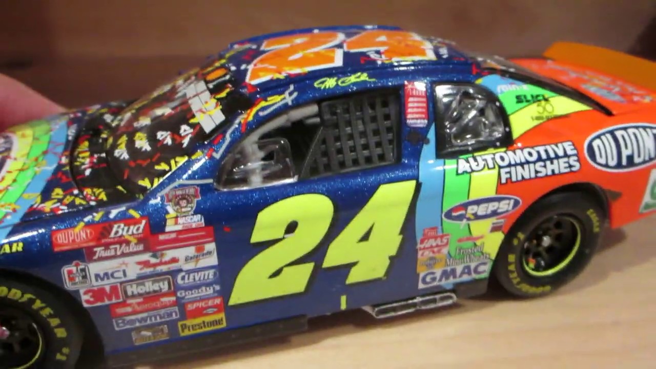 Nascar Raced Win Review: Jeff Gordon 1998 DuPont Darlington Southern 500 1/24 Scale