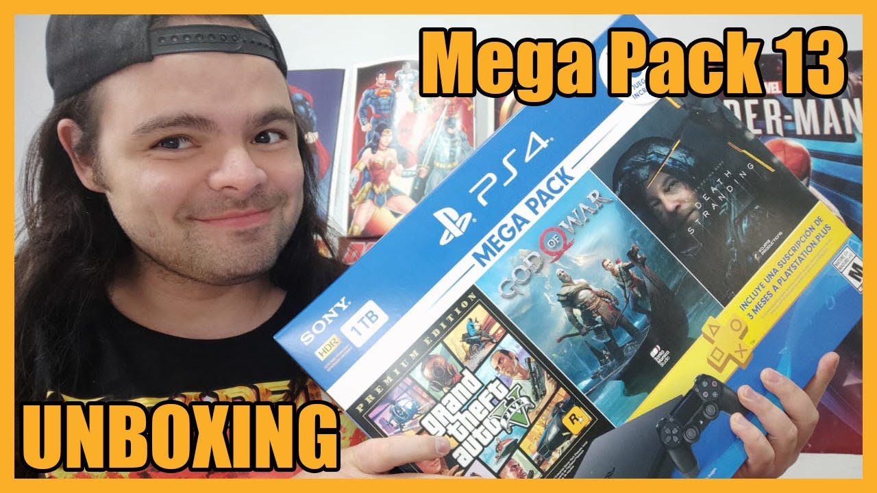 Playstation 4 mega pack unboxing 2021