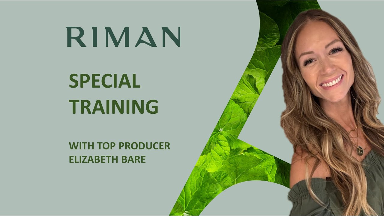 1-23 SPECIAL ADVANCED TRAINING FROM TOP PRODUCER ELIZABETH BARE