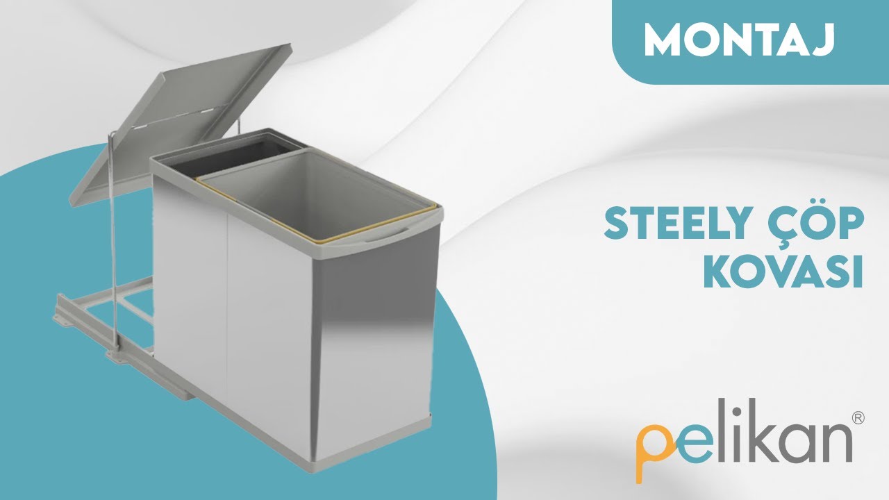 Steely Çöp Kovası - 3K Pelikan