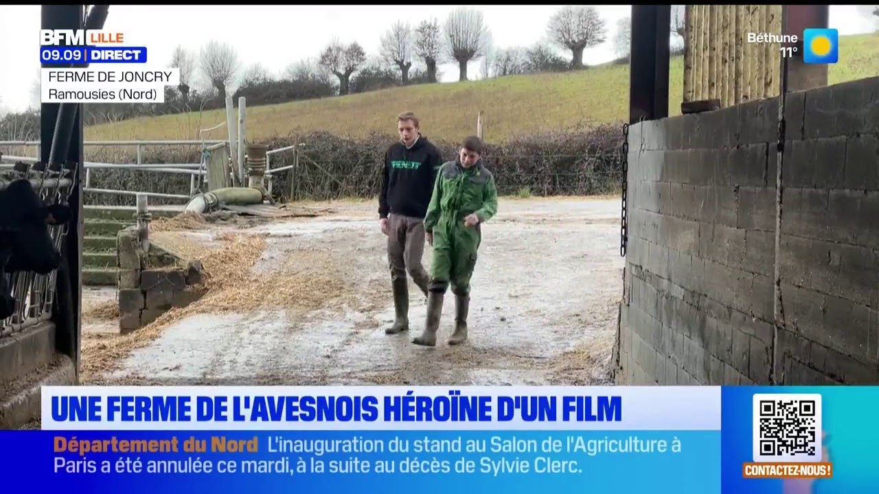 Deux enfants d'agriculteurs héros du film 