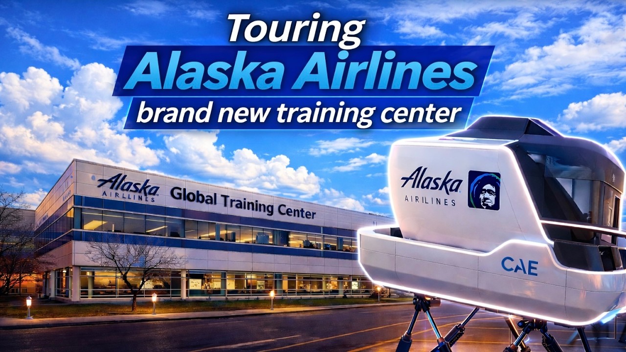 Touring Alaska Airlines' Global Training Center!