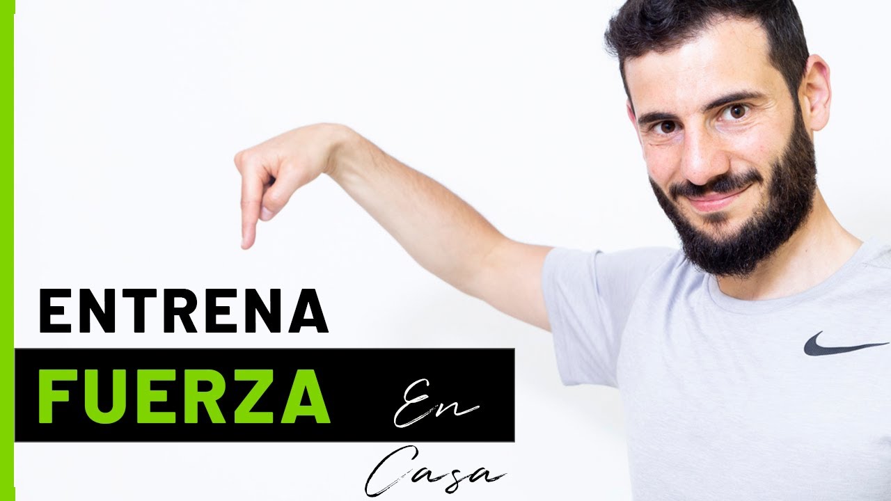 3 Ejercicios de FUERZA 💪 para hacer en casa 🏠 [Cuerpo Completo]