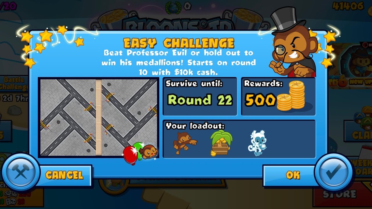 Bloons TD Battles Professor Evil Challenge #10 