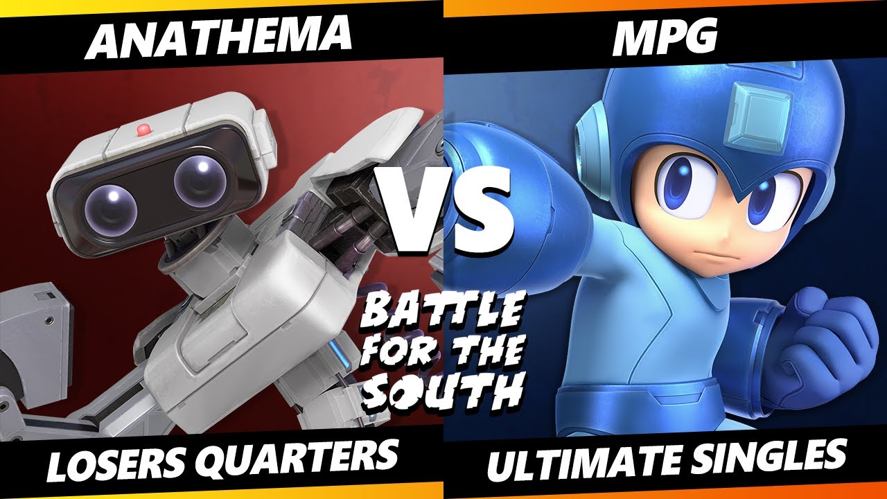 Battle for the South Top 8 - Anathema (ROB) Vs. MPg (Mega Man) Smash Ultimate - SSBU