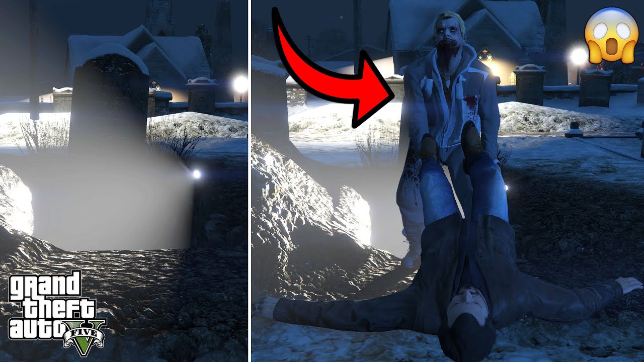 Michael Visits Ghost Brad At 3:00 Am GTA 5