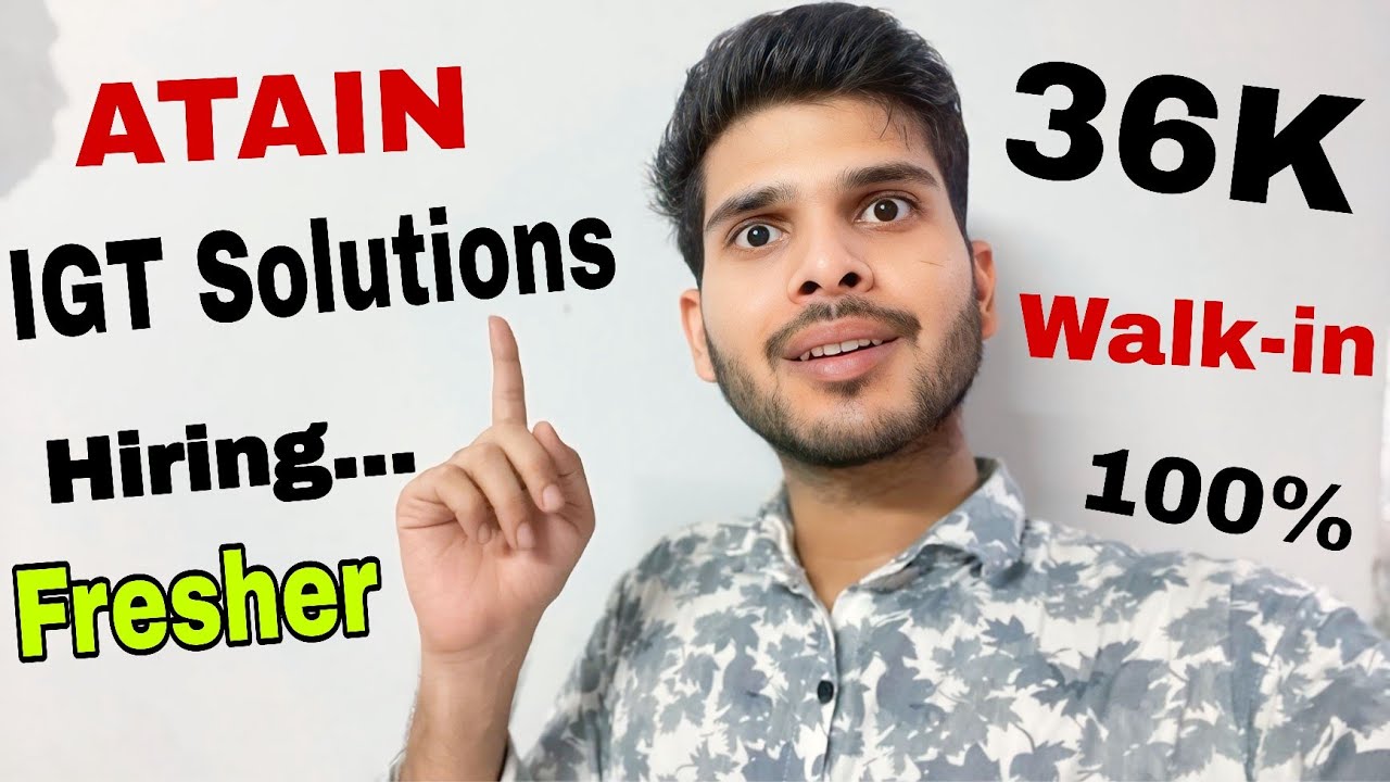 Mega Hiring in Atain Company | IGT Solution | Work From Home | How to apply Atain | The Ravi Vlogs
