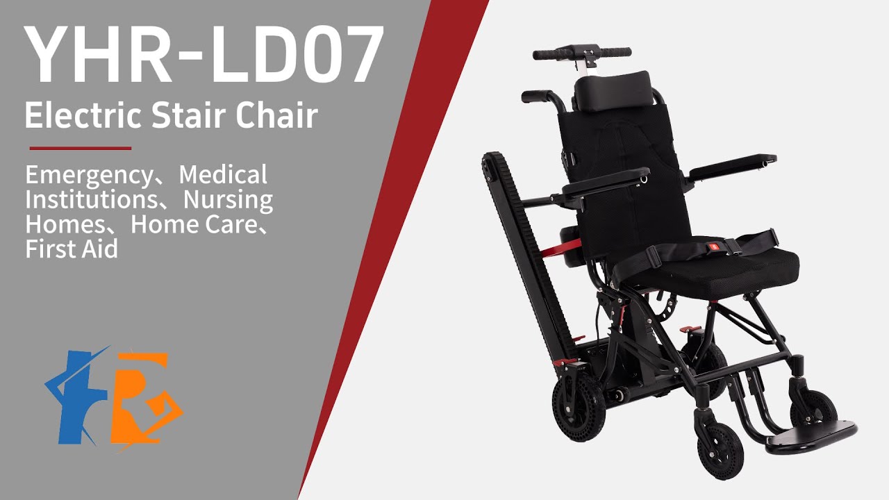 Unique track-detached electric stair climbing chair | How to Use the Electric Stair Stretcher HERUI