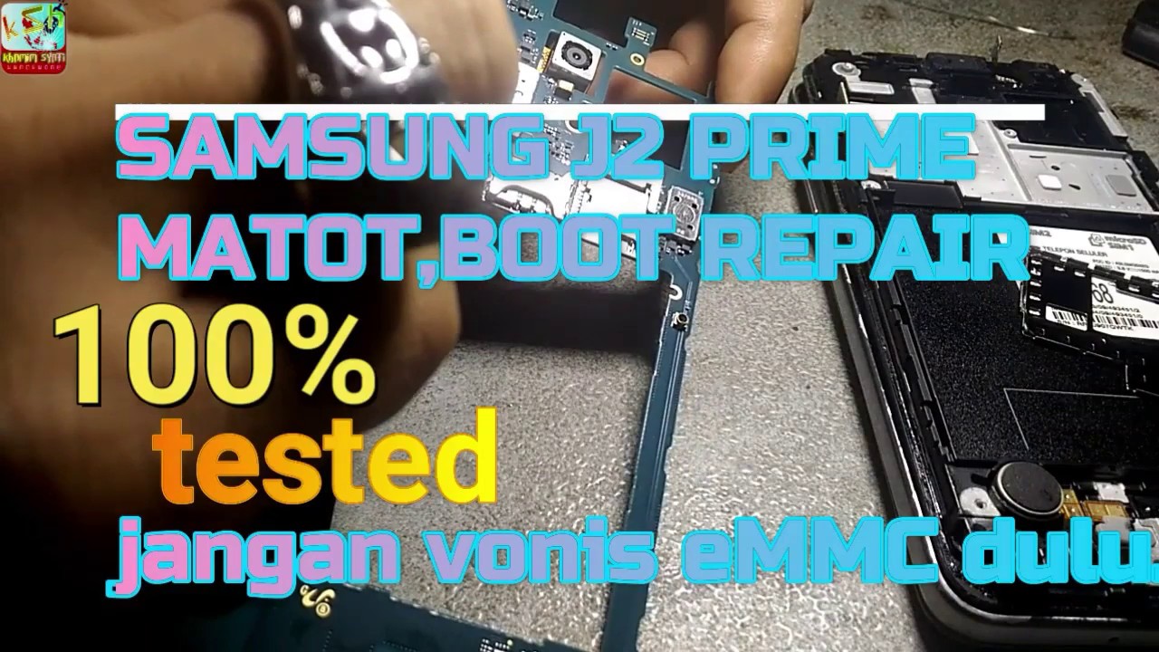 J2 prime samsung mati,jangan vonis ic emmc dulu,matot tegangan emmc