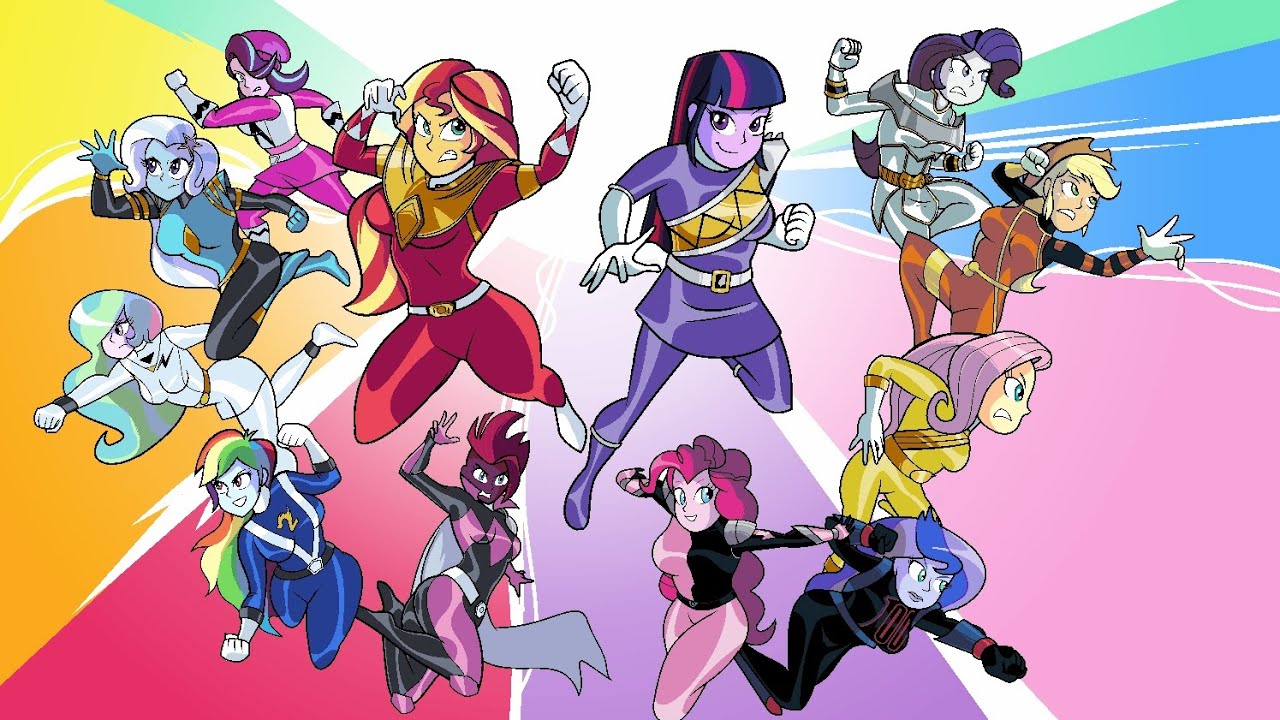 Mighty Morphin Power Rangers (PMV) Equestria Girls!
