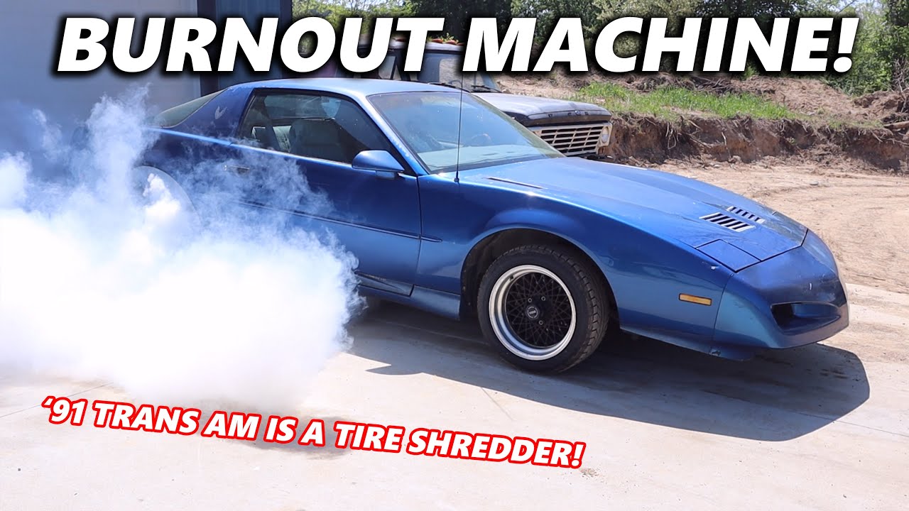 1991 Pontiac Trans Am is a BURNOUT MACHINE!