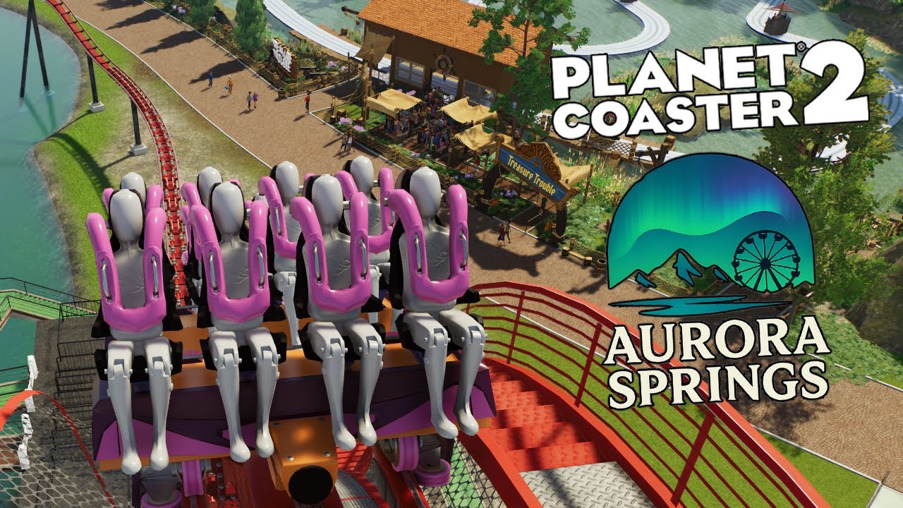 Die erste Achterbahn «» PLANET COASTER 2 Challenge Mode - Aurora Springs #10 🌌🎢 Deutsch