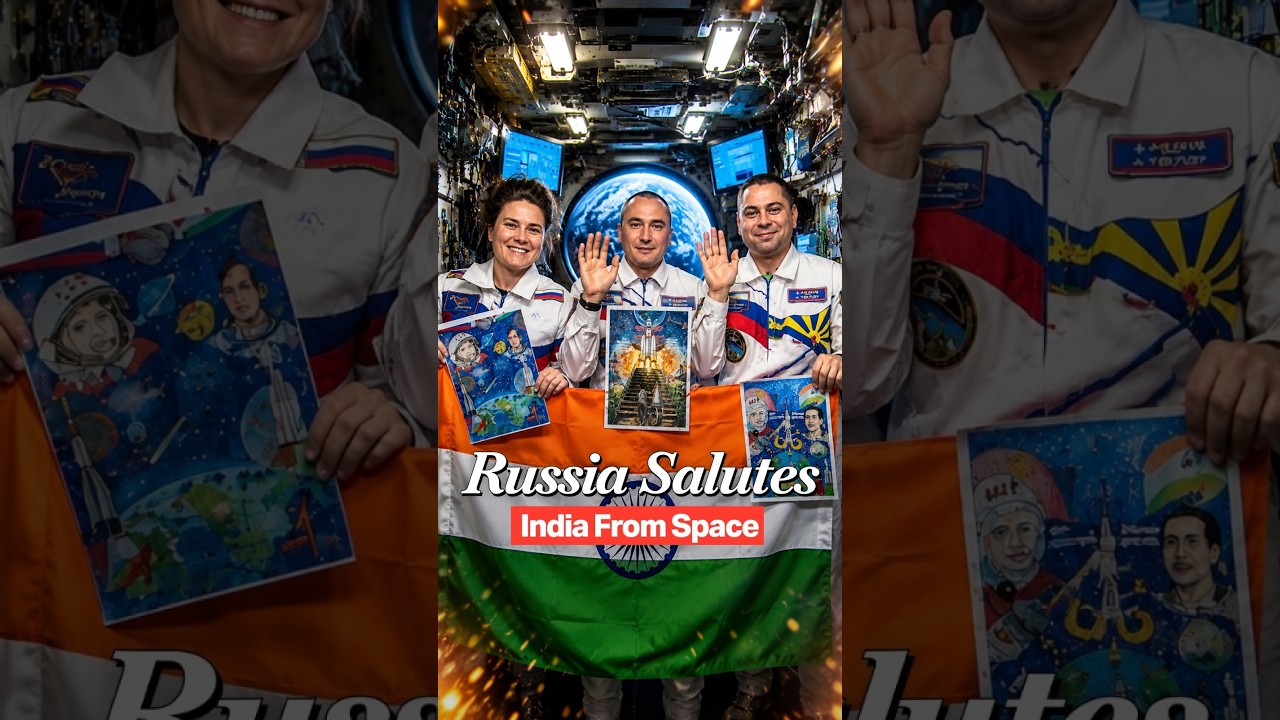 Space Wish from ISS! Russian Cosmonauts Salute India&rsquo;s 80th Independence Day