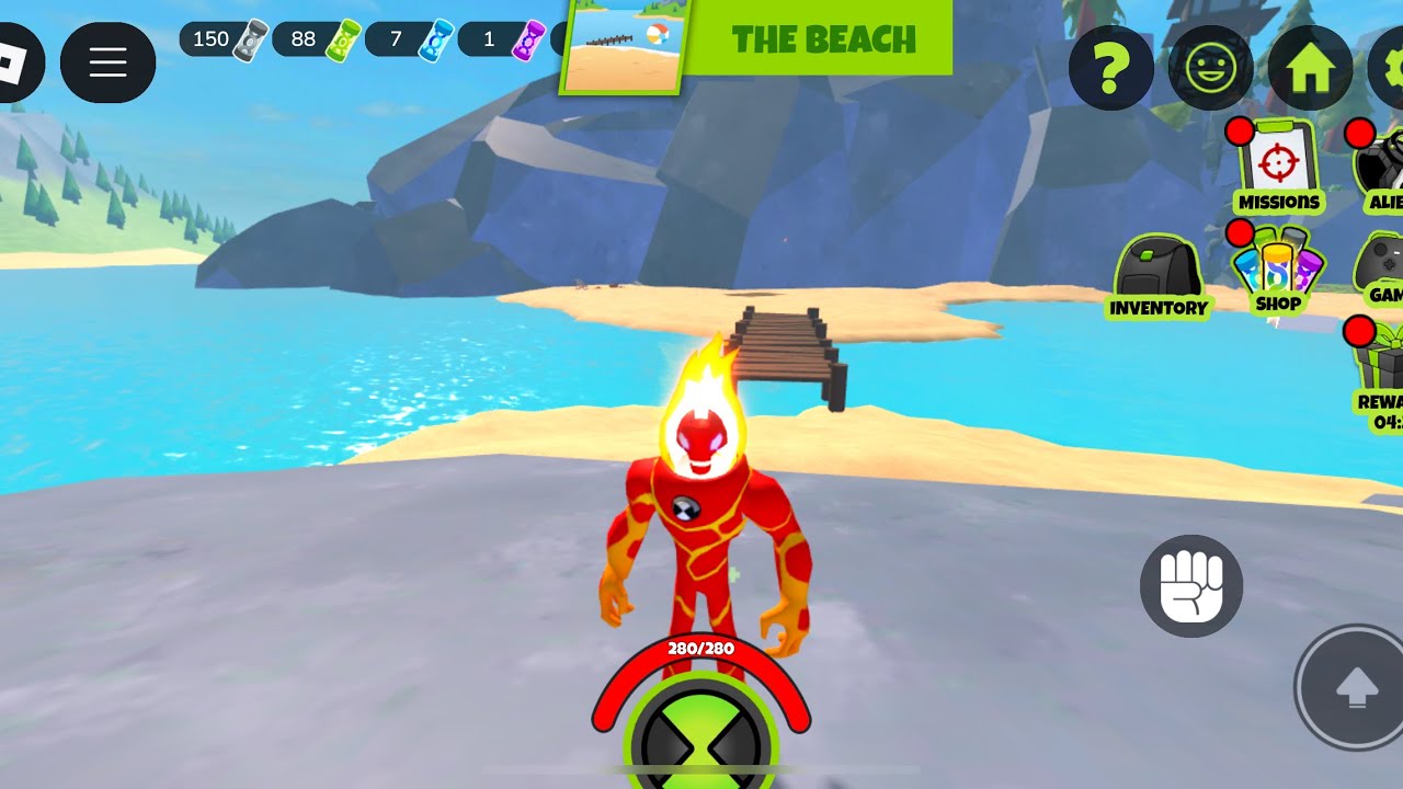 Ich bin deutschspieler spiele Ben 10 Roblox spiel