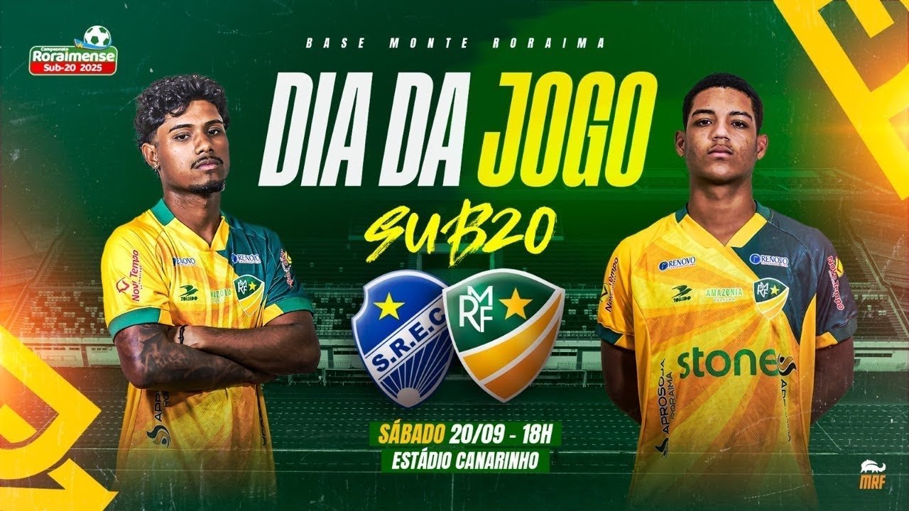 🔰CAMPEONATO RORAIMENSE SUB-20 | RODADA 08 | MONTE RORAIMA X S&Atilde;O RAIMUNDO