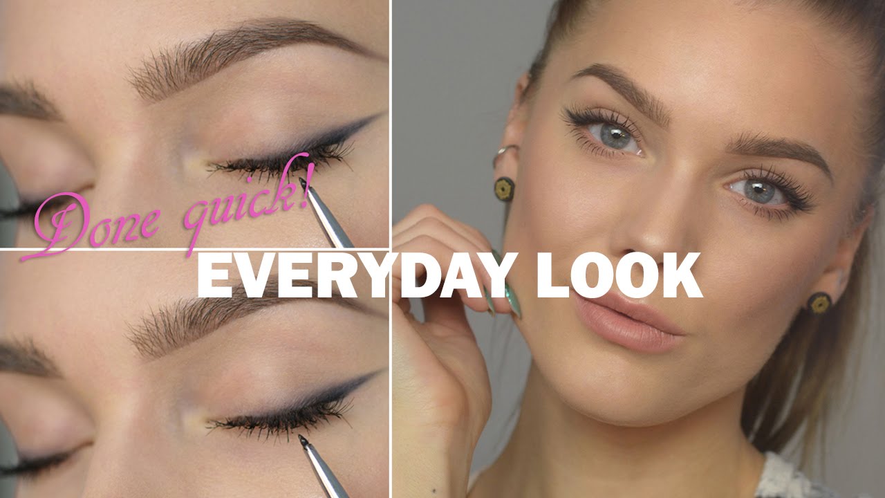 Done Quick &ndash; Everyday Look - Linda Hallberg makeup tutorials