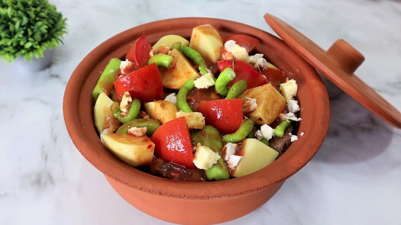 GÜVEÇTE SEBZELİ KUZU GERDAN TARİFİ 🥩 FIRINDA SEBZELİ ETLİ YEMEKLER 👌😋 GÜVEÇTE YEMEK TARİFLERİ