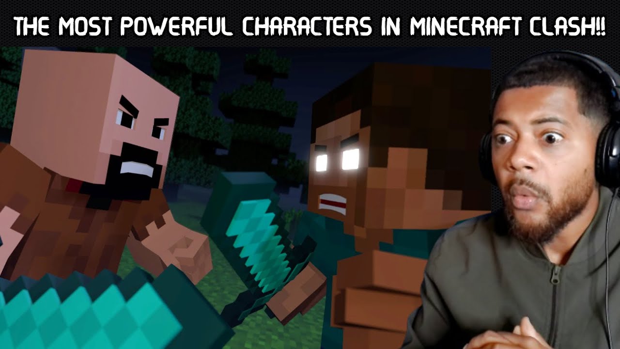 Notch VS Herobrine Minecraft Animation | REACTION!!