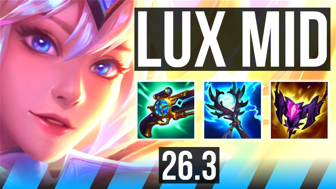 LUX vs MEL (MID) | 42K damage | EUW Diamond | 26.3