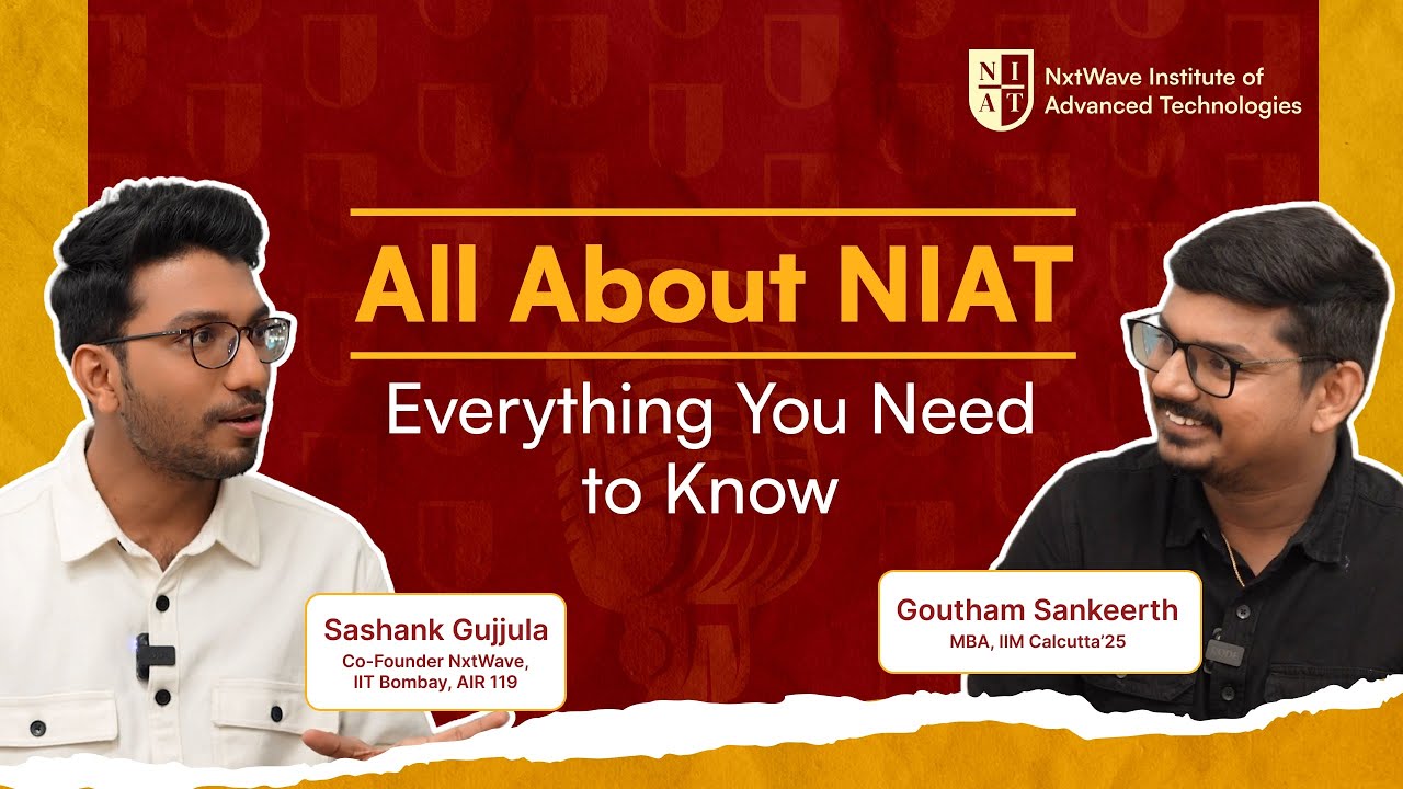 Deep Dive into NIAT | Shashank Gujjula’s Exclusive Interview