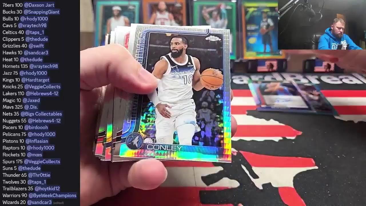 2025 Topps Chrome Basketball Hobby Break 1/30/26