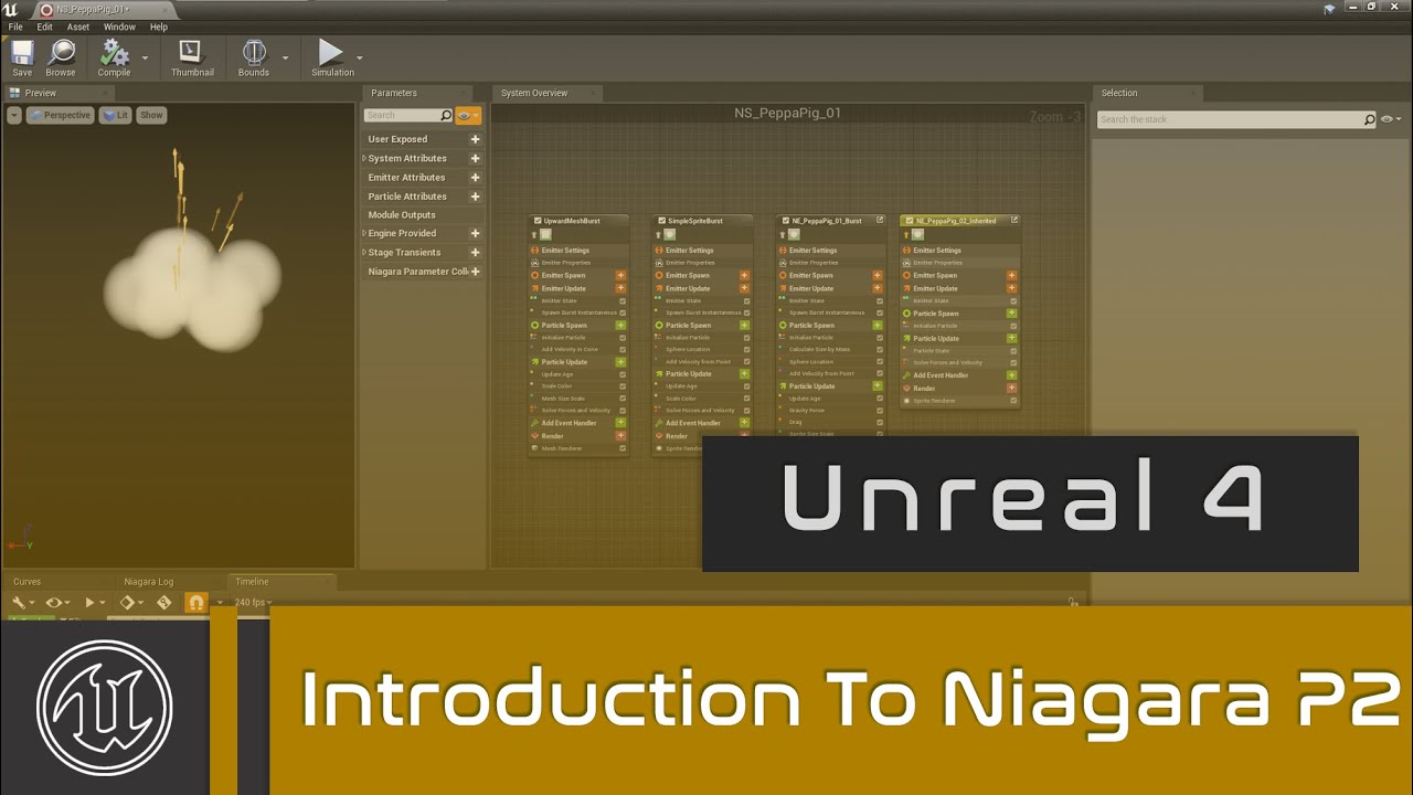 UE4 - Introduction to Niagara - Part 2