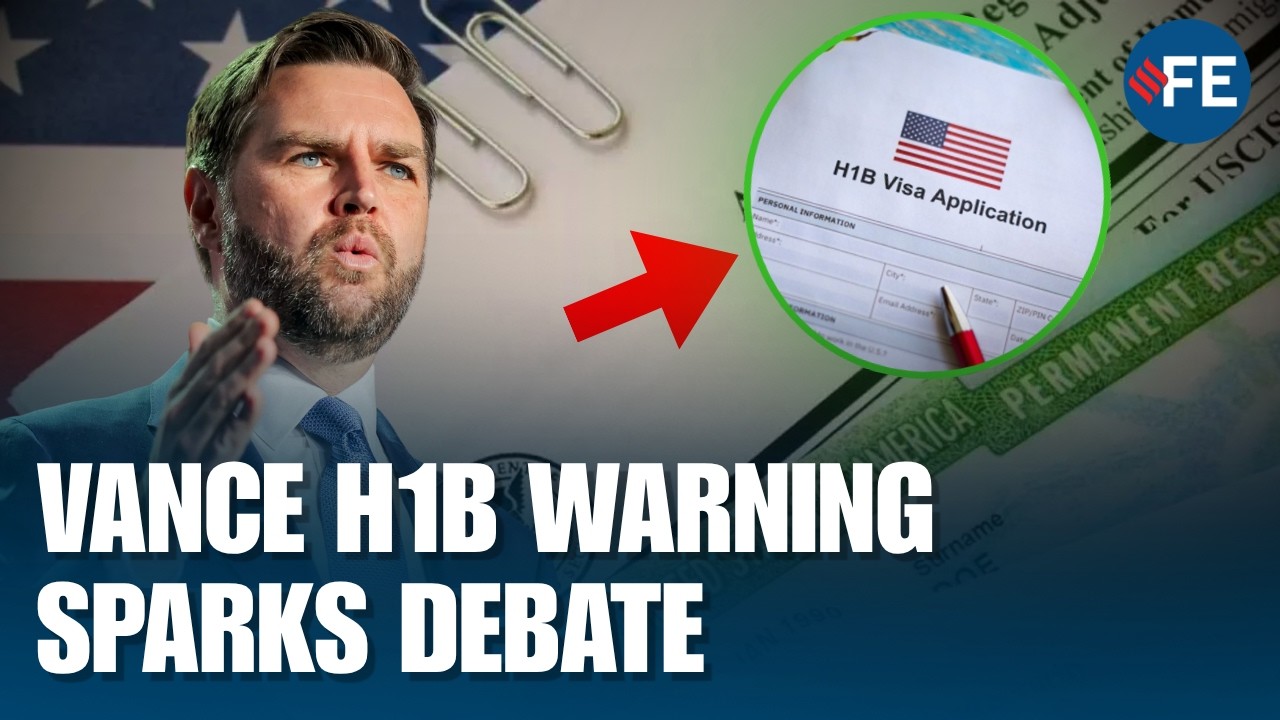 H1B Visa Debate Explodes | JD Vance Pushes Tough Stance On Immigration Policy