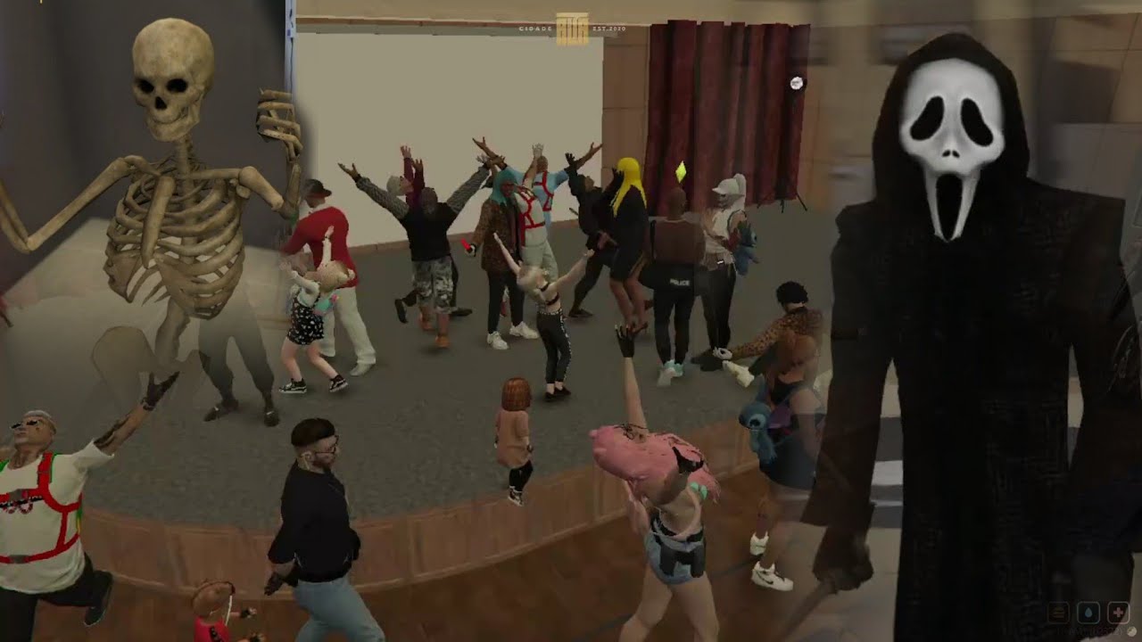 UMA NOITE ATERRORIZANTE NA ESCOLA DO CDA [GTA RP]