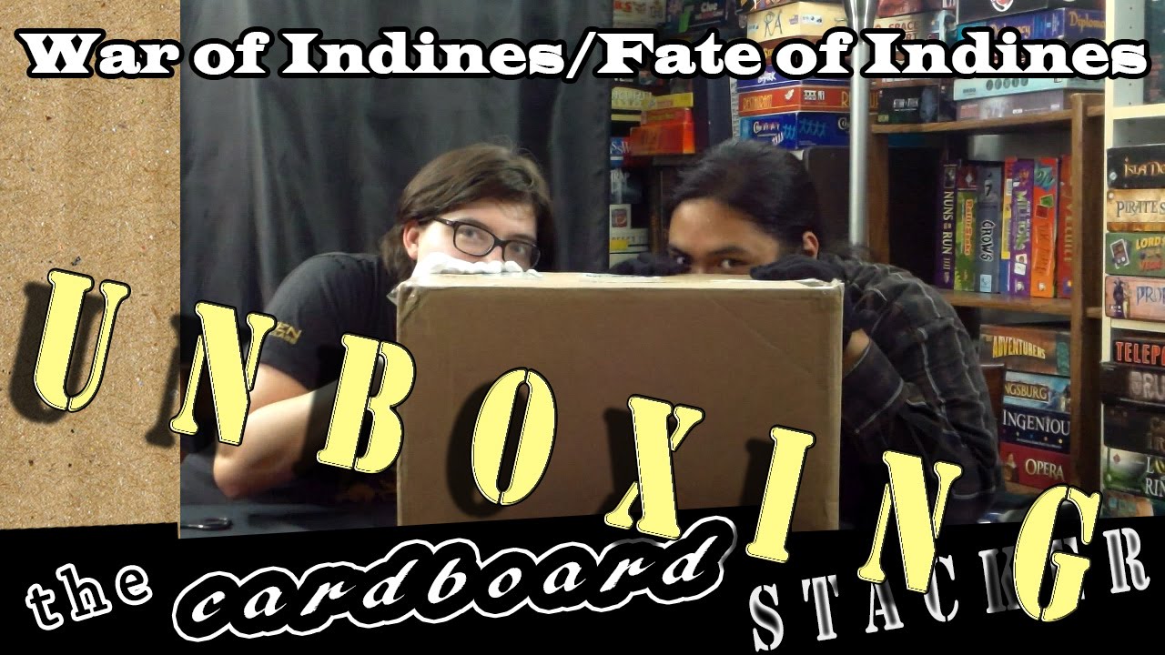 Battlecon: War of Indines: Remastered & Fate of Indines - UNBOXING with the Cardboard Stacker