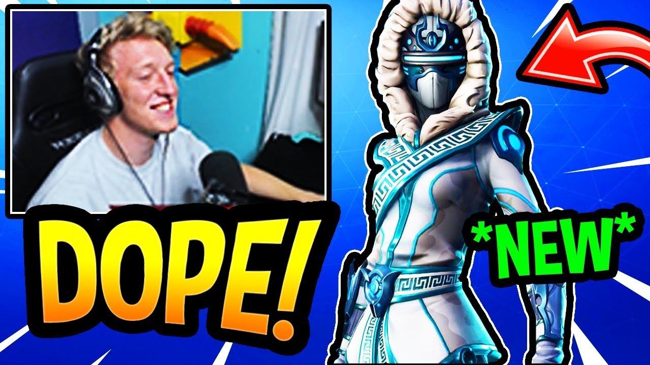 TFUE & STREAMERS REACT to *NEW* SNOWSTRIKE SKIN AND FROZEN BUNDLE! (Fortnite ITEM SHOP)